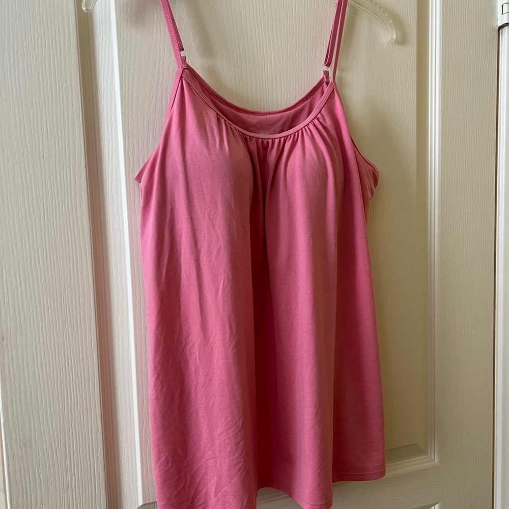 Salmon colored tank